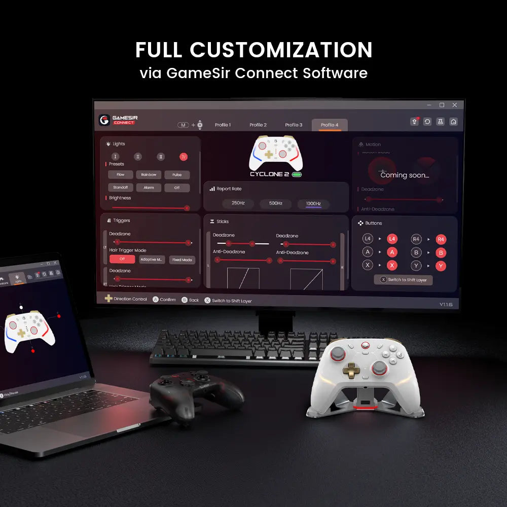 Controle Cyclone 2 (Sem Fio)