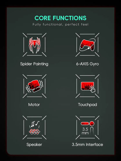 PS4 DualShock Controller – Symbiote Spider-Man Edition