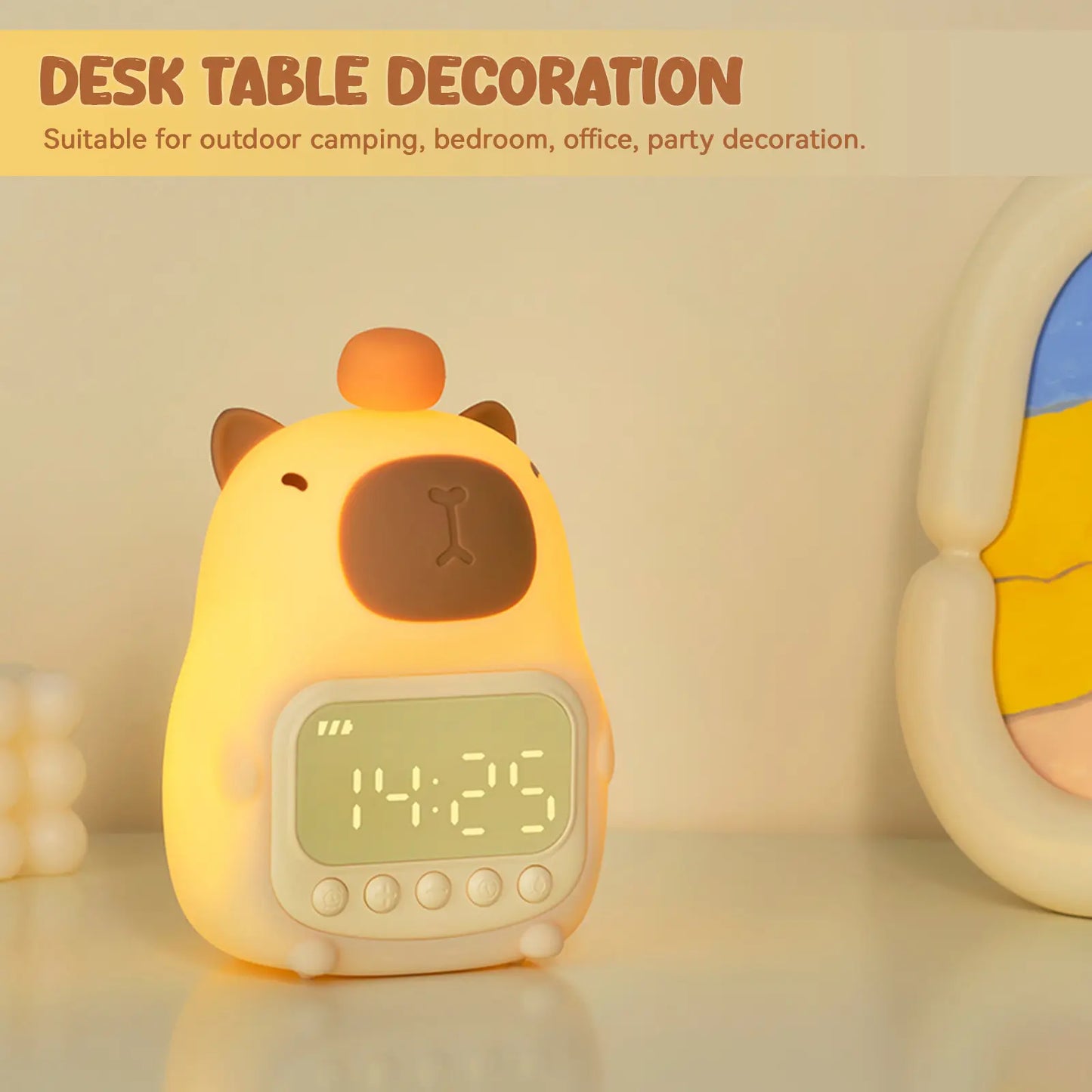 Capybara Snooze Alarm Clock