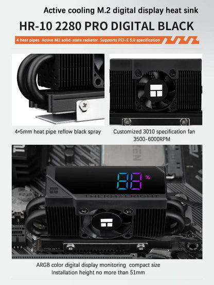 Dissipador HR-10 PRO Digital (2280)