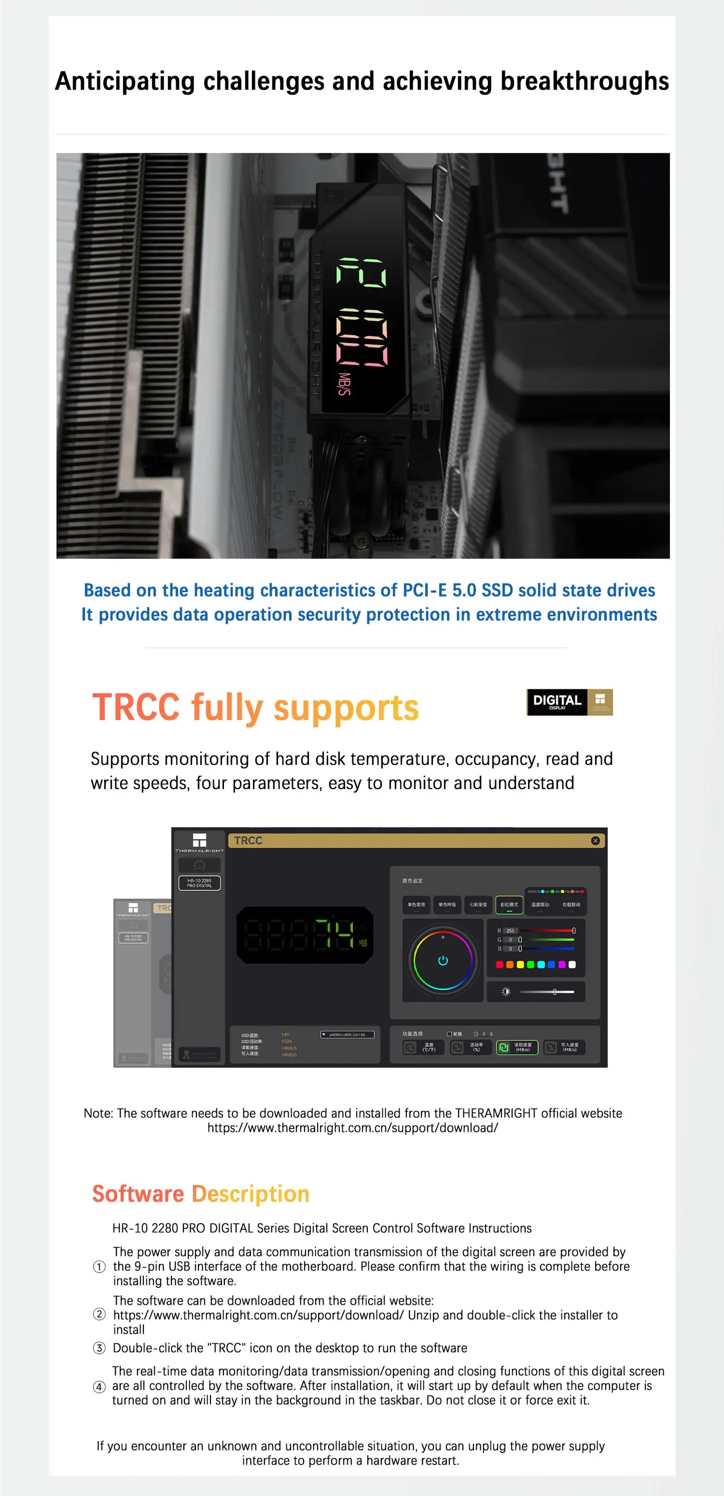 Dissipador HR-10 PRO Digital (2280)