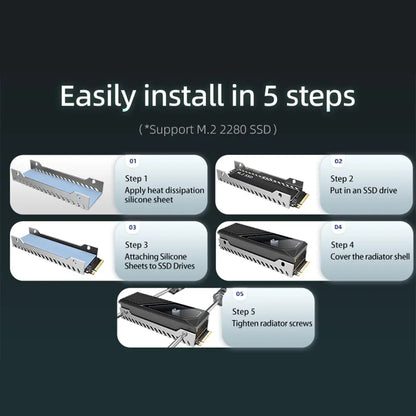 Dissipador de NVME M2F