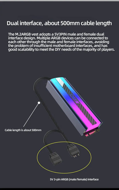 Dissipador de NVME T-M.2 ARGB