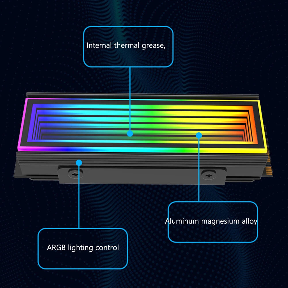 SSD Heatsink 2280 (5V 3PIN ARGB)