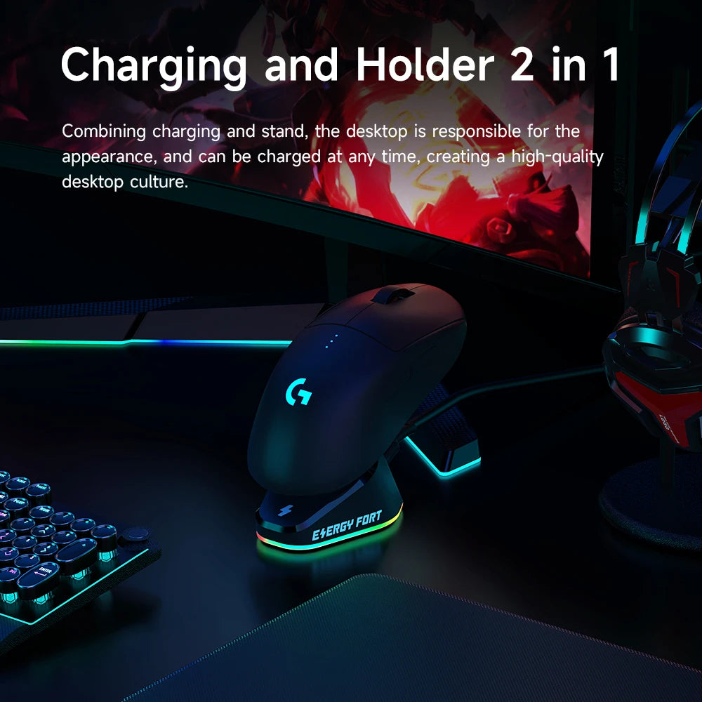 Doca de Carregamento (Logitech & Razer)