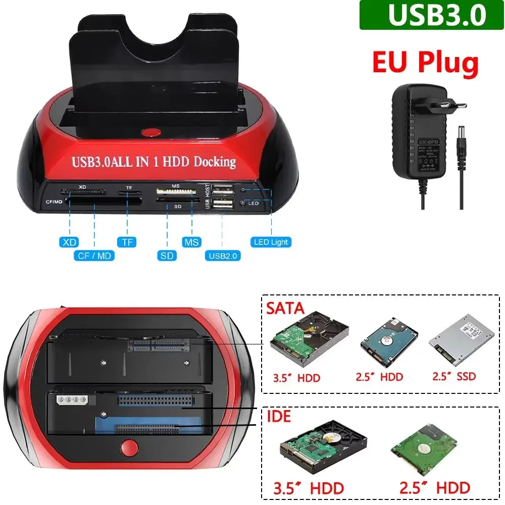 Estação de HDD multifuncional