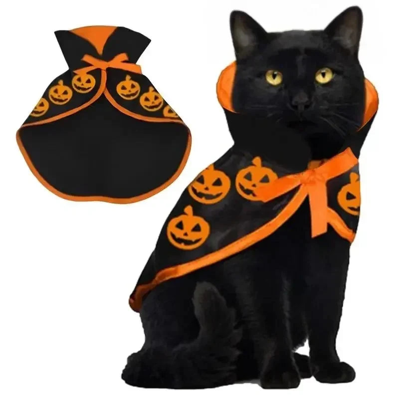 Fantasia de Bruxo do Halloween para Pet