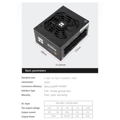 Alimentatore modulare TR-TGFX (550-1000W) 80 Plus Gold Bianco