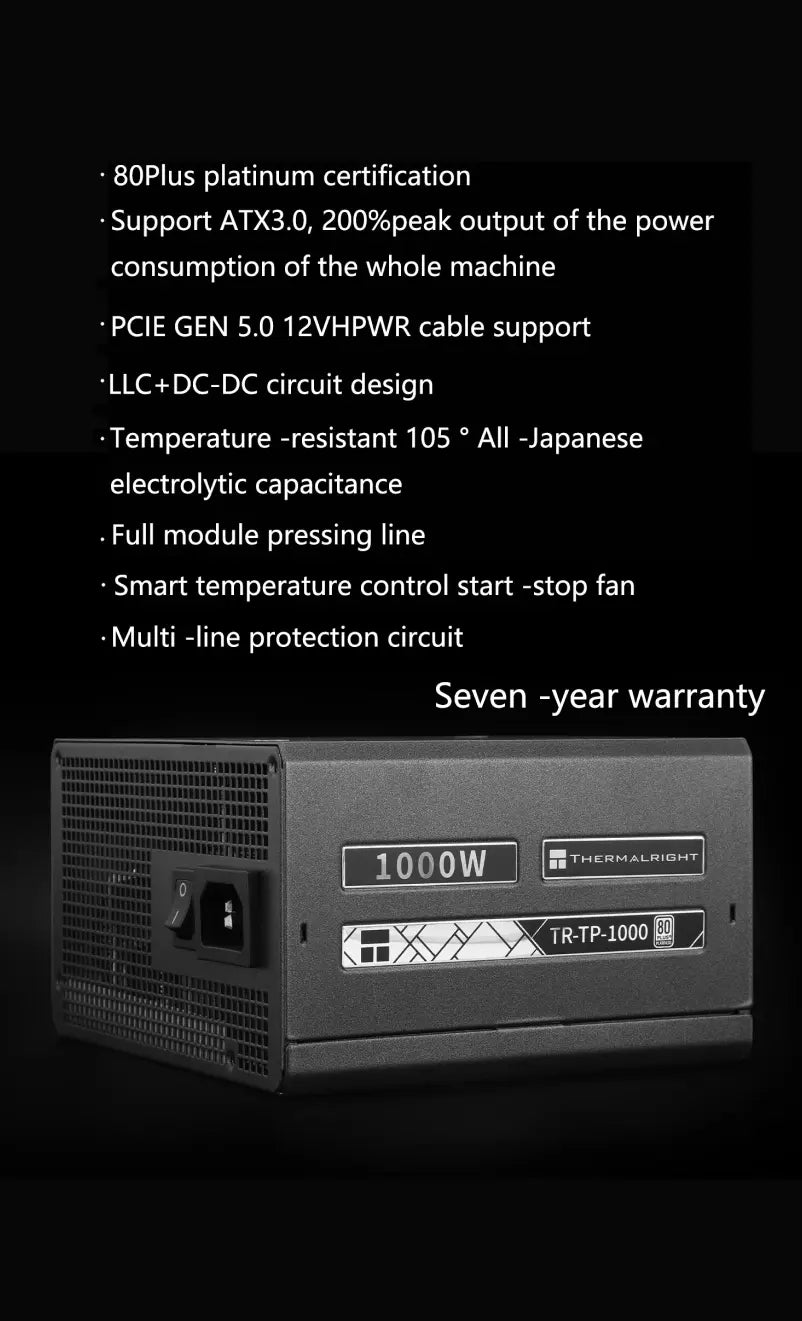 Alimentatore modulare TR-TP (850-1000 W) 80 Plus Platinum