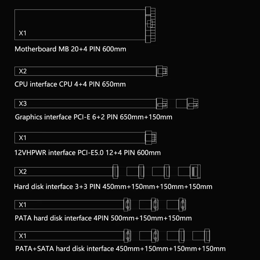 Alimentatore modulare TR-TP (850-1000 W) 80 Plus Platinum