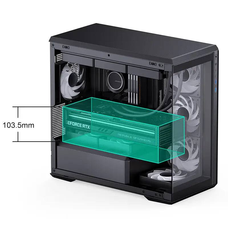 Gabinete Gamer D301 (M-ATX)