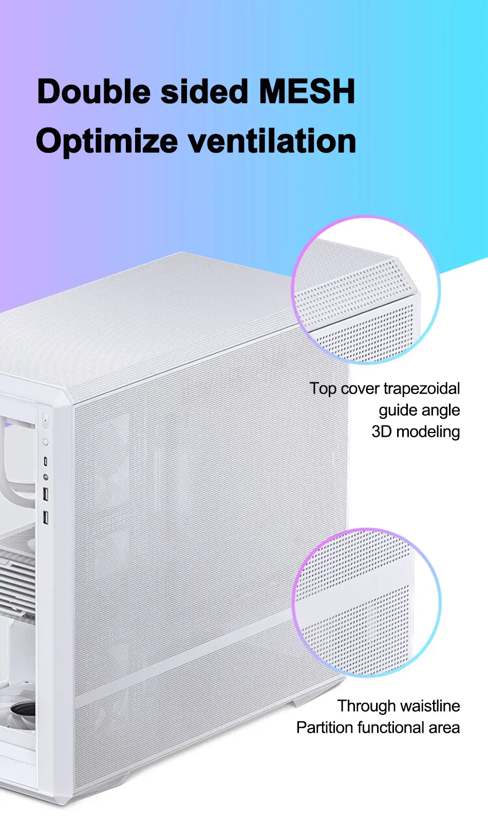 Gabinete Gamer D301 (M-ATX)