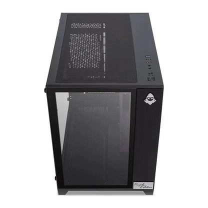 Gabinete para jugadores de torre media Mancer CV300 Purple Edition