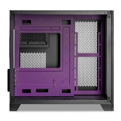 Gabinete para jugadores de torre media Mancer CV300 Purple Edition