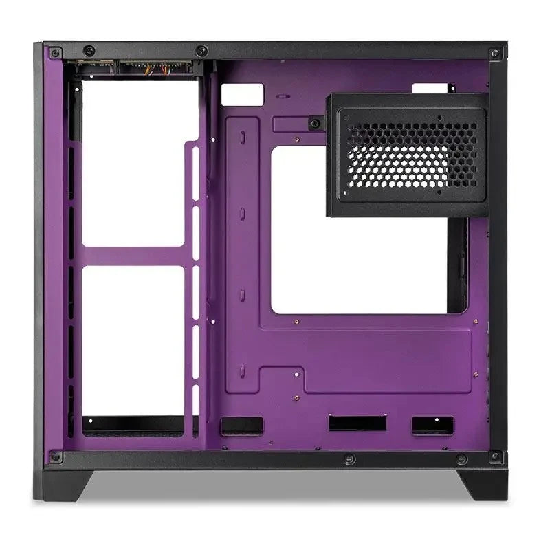 Gabinete para jugadores de torre media Mancer CV300 Purple Edition