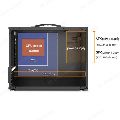Gabinete Minimalista X100 PRO (M-ATX)