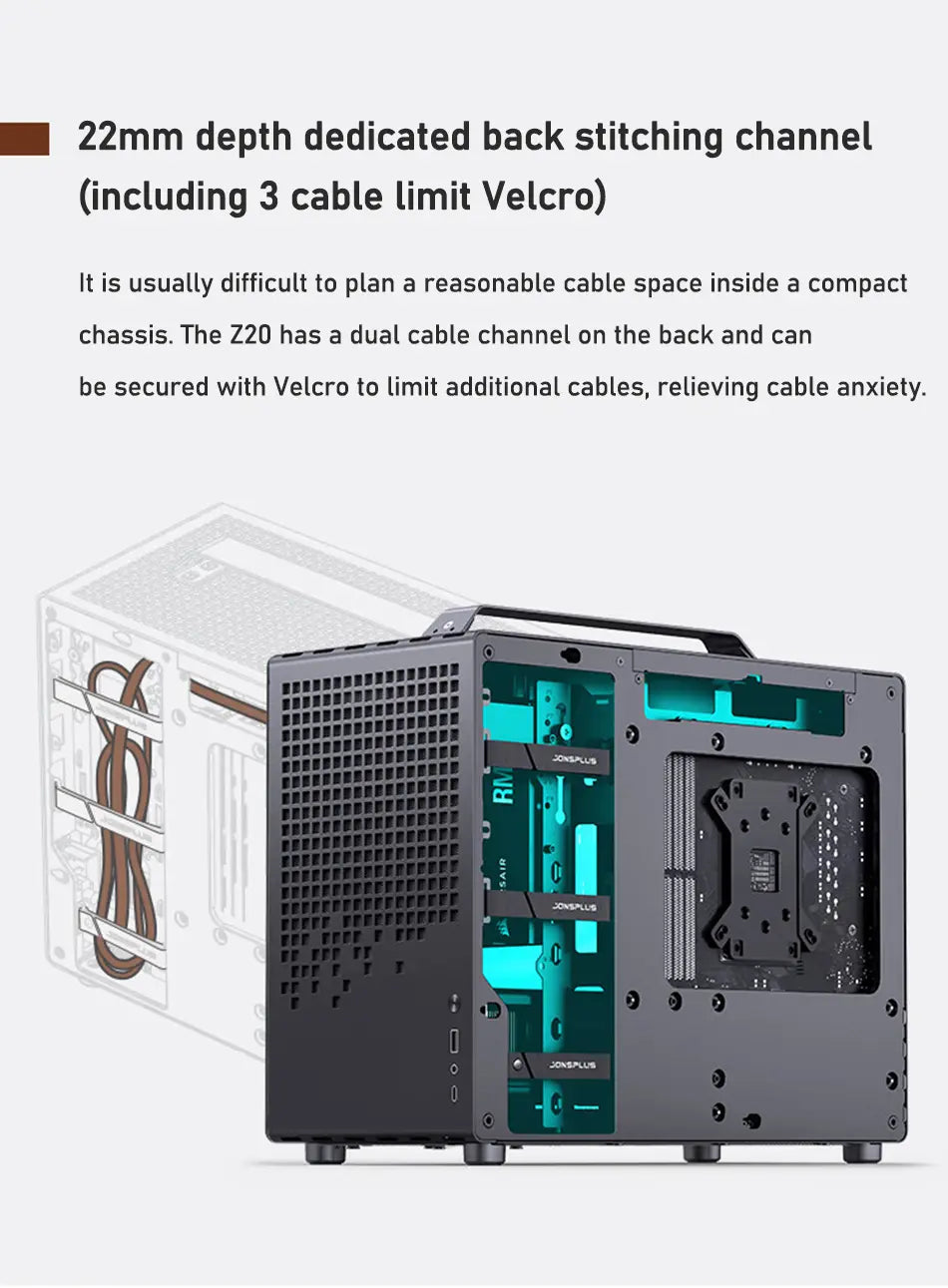 Gabinete Minimalista Z20 (M-ATX)