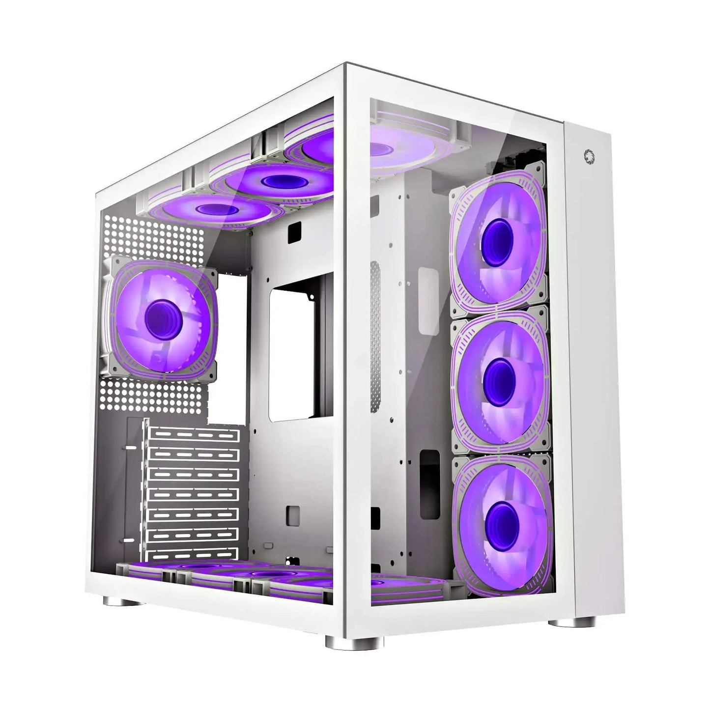 Gabinete Lucent Branco com Kit 3 Fans