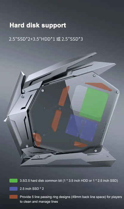Gabinete Gamer MOD-3 (E-ATX)