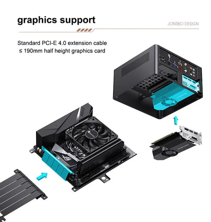 Gabinete Minimalista N10 (M-ITX)