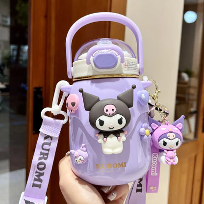 Garrafa Térmica Sanrio – 700ml (Kuromi, Cinnamoroll...)