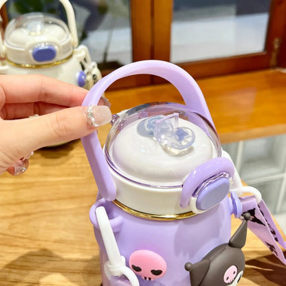 Garrafa Térmica Sanrio – 700ml (Kuromi, Cinnamoroll...)