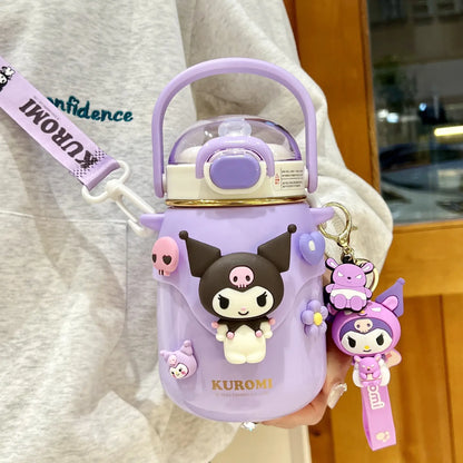 Garrafa Térmica Sanrio – 700ml (Kuromi, Cinnamoroll...)