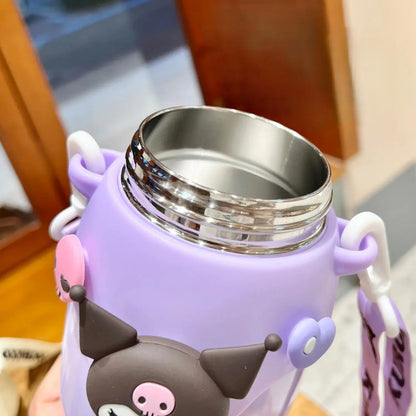 Garrafa Térmica Sanrio – 700ml (Kuromi, Cinnamoroll...)