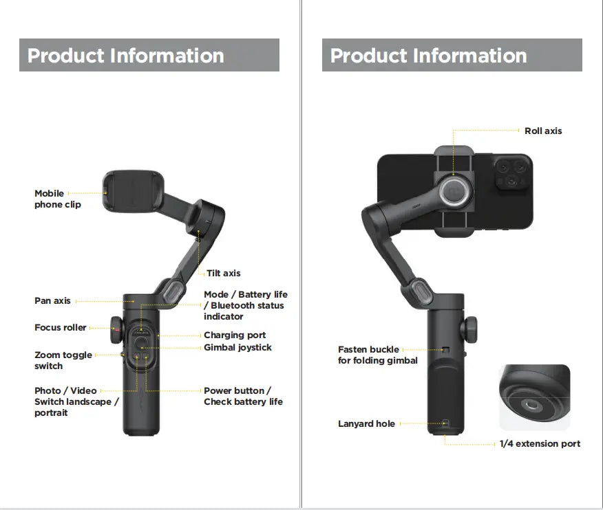 Gimbal XE de 3 Eixos