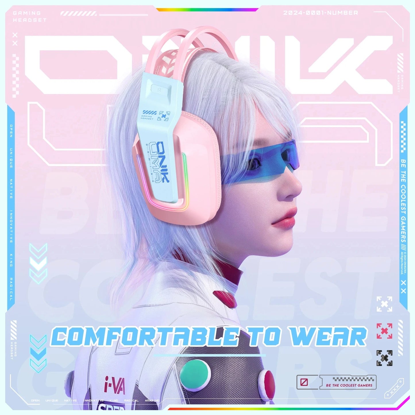 X13 Pink Headset