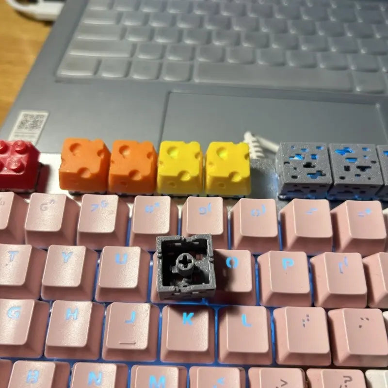 Keycaps Minério de Diamante (Minecraft)