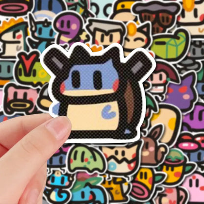 Kit com 100 Adesivos Pokémon Kawaii
