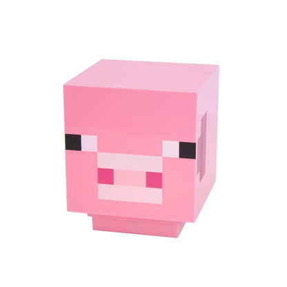 Luminária Porquinho-Rosa (Minecraft)