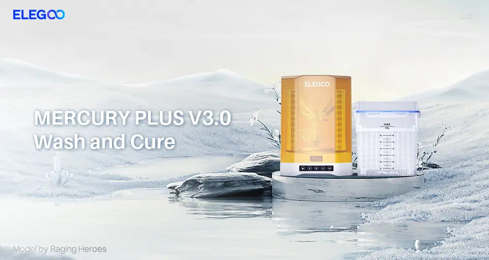Máquina de Lavar e Curar 3D Mercury Plus V3.0
