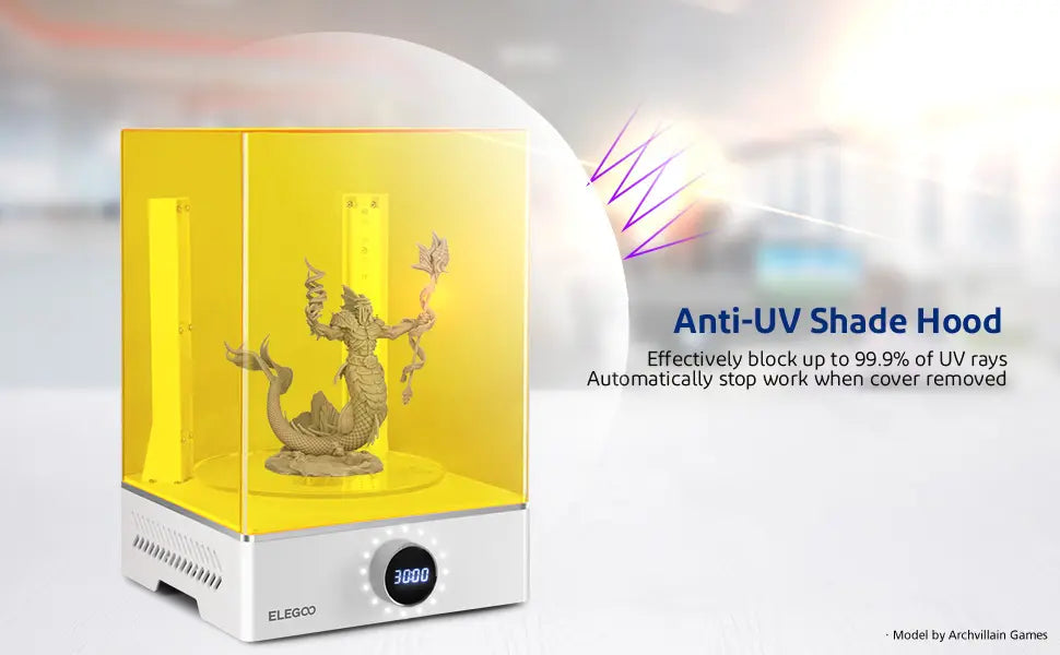 Máquina de Lavar e Curar 3D Mercury XS (Conjunto)