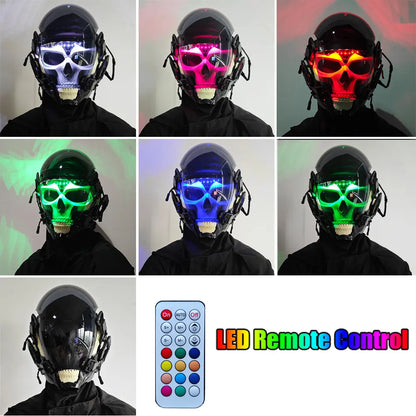Máscara LED RGB Skeletechnon
