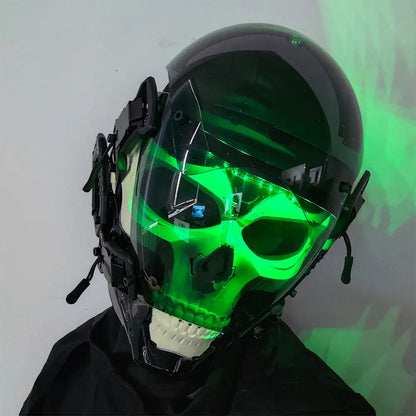 Máscara LED RGB Skeletechnon