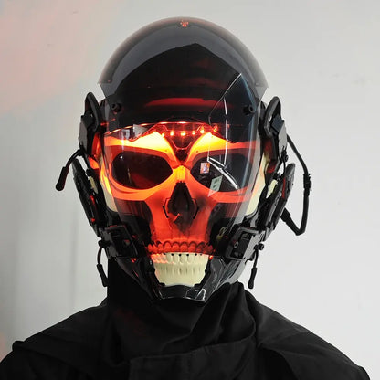 Máscara LED RGB Skeletechnon