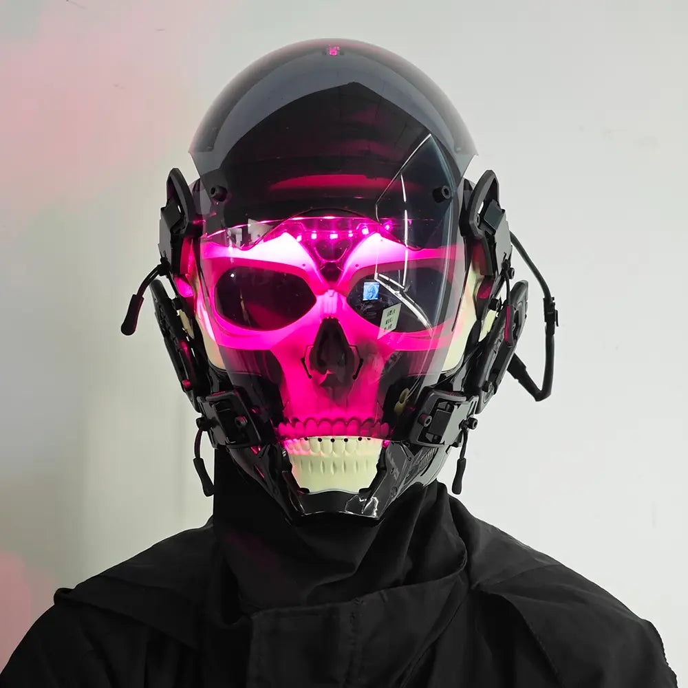 Máscara LED RGB Skeletechnon