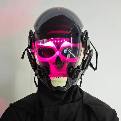 Máscara LED RGB Skeletechnon