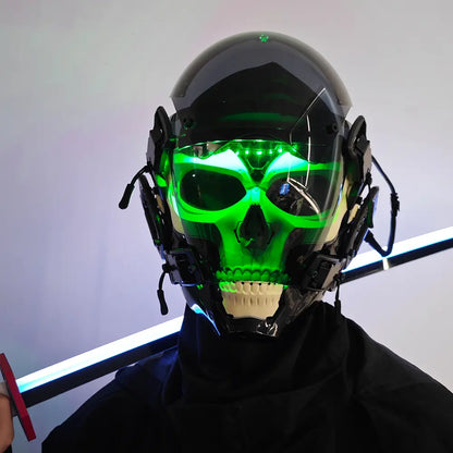 Máscara LED RGB Skeletechnon