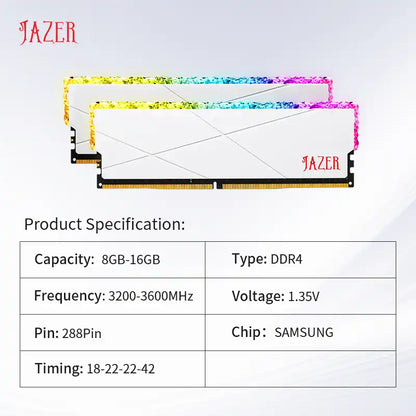 Memória Chromo 3200-3600Mhz DDR4