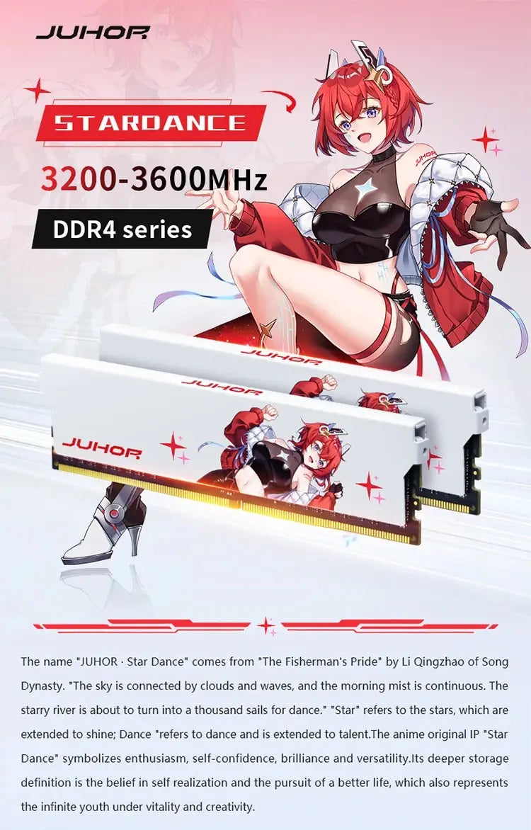 Memória StarDance 3200-3600Mhz DDR4