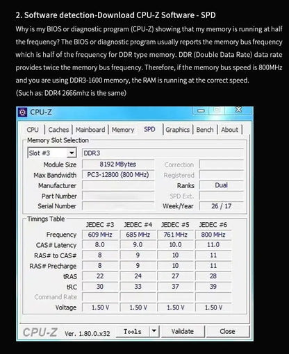 Memória StarDance 3200-3600Mhz DDR4