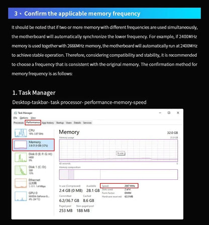 Memória StarDance 3200-3600Mhz DDR4