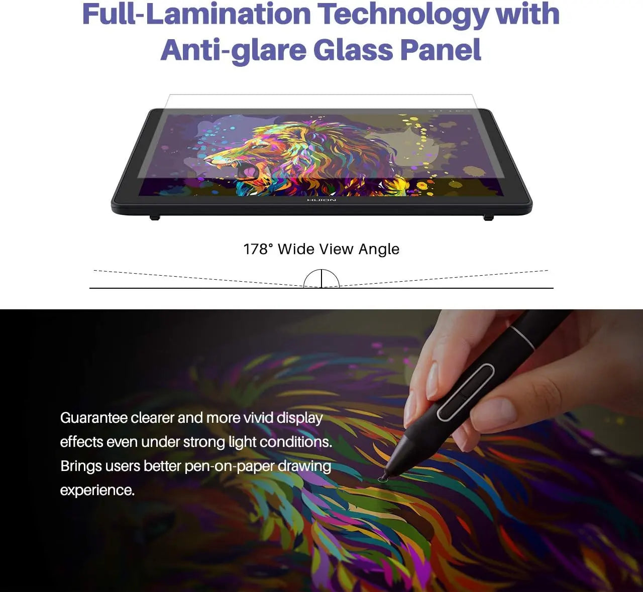 Kamvas 22 Plus QLED Graphics Tablet (1080p)