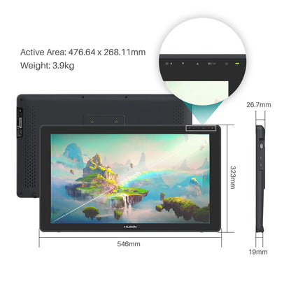 Kamvas 22 Plus QLED Graphics Tablet (1080p)
