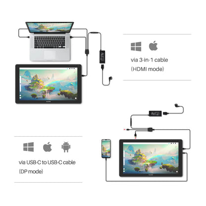 Kamvas 22 Plus QLED Graphics Tablet (1080p)