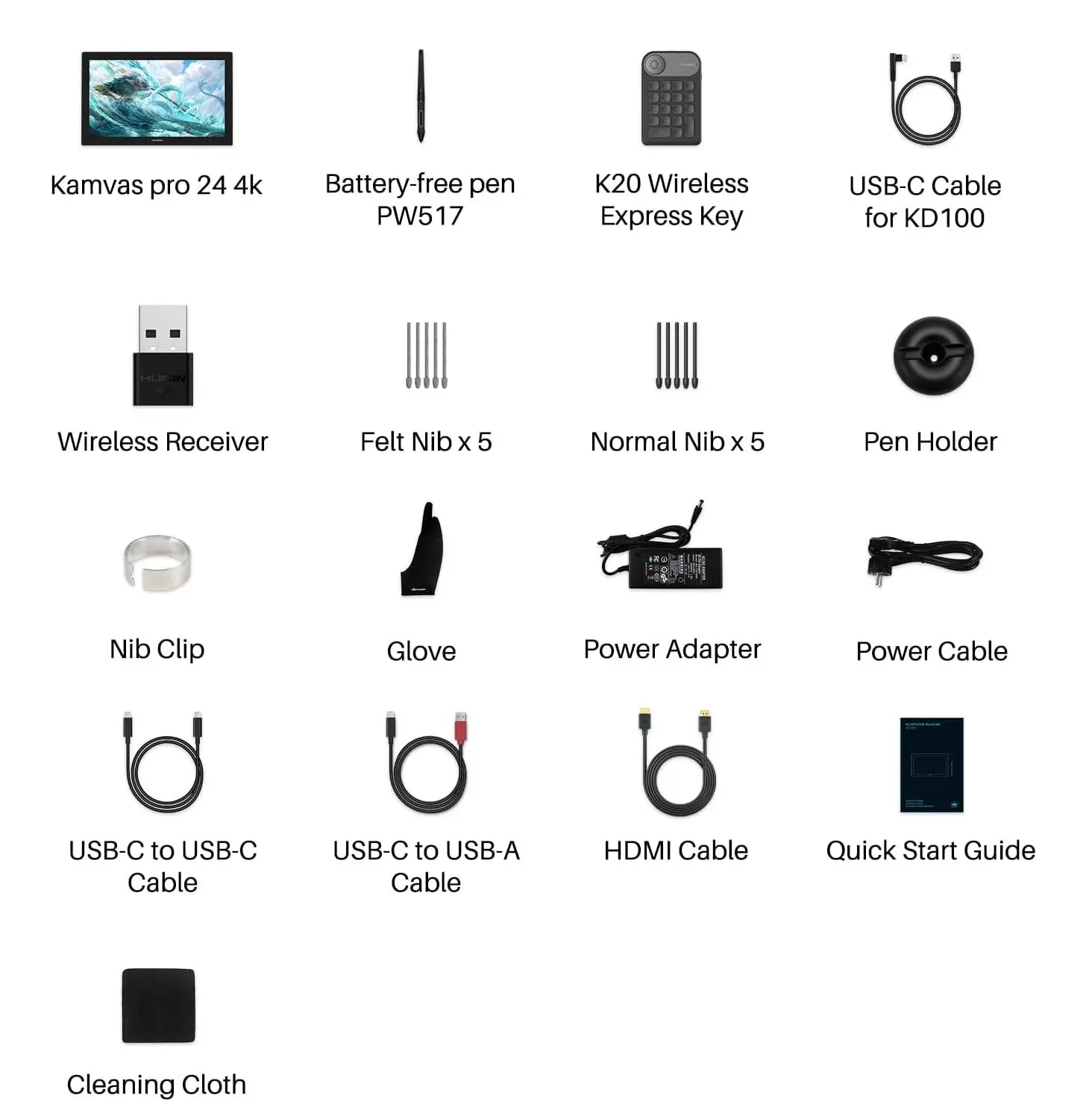 Kamvas Pro 24 Graphics Tablet (4K UHD)