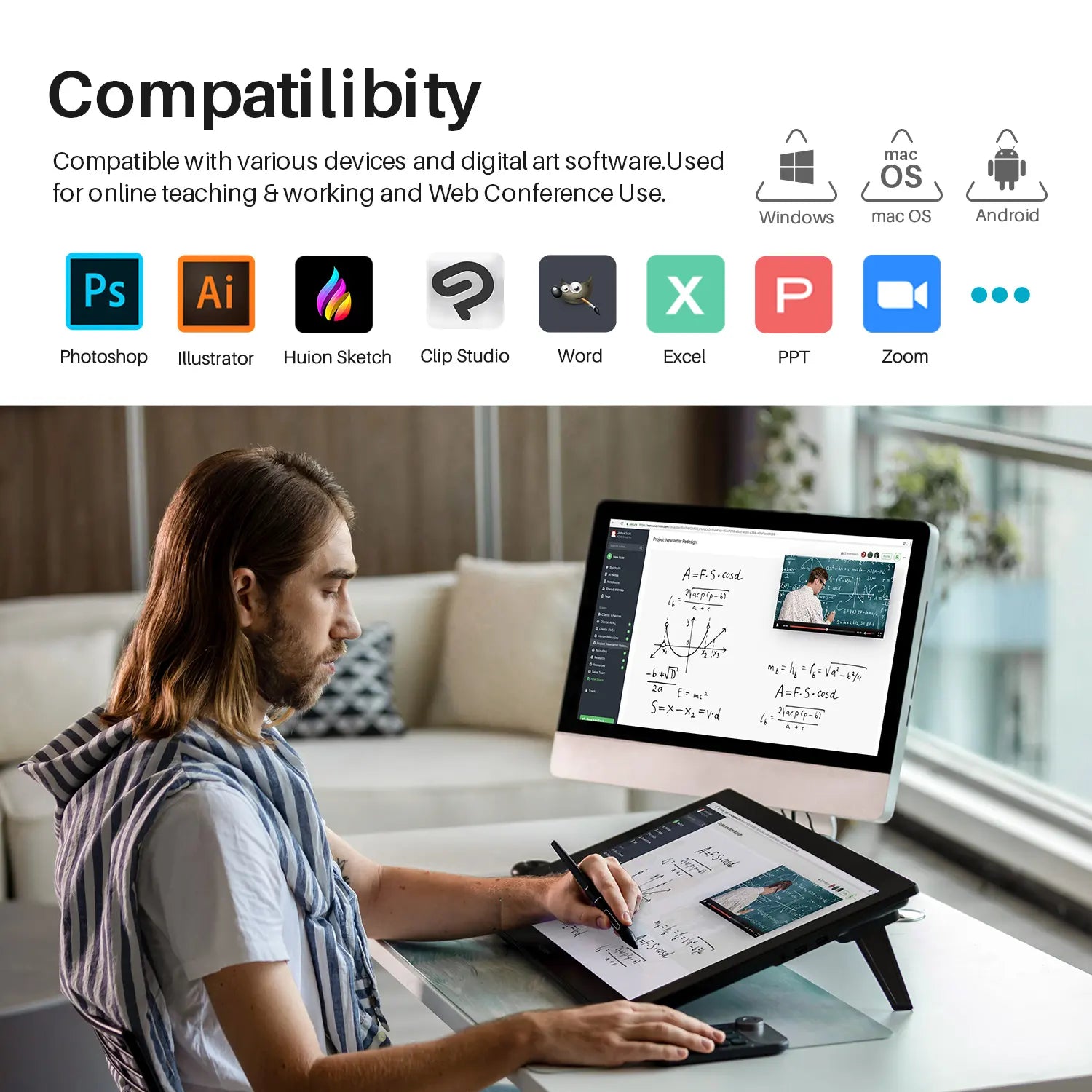 Kamvas Pro 24 Graphics Tablet (4K UHD)